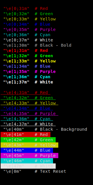 Colors